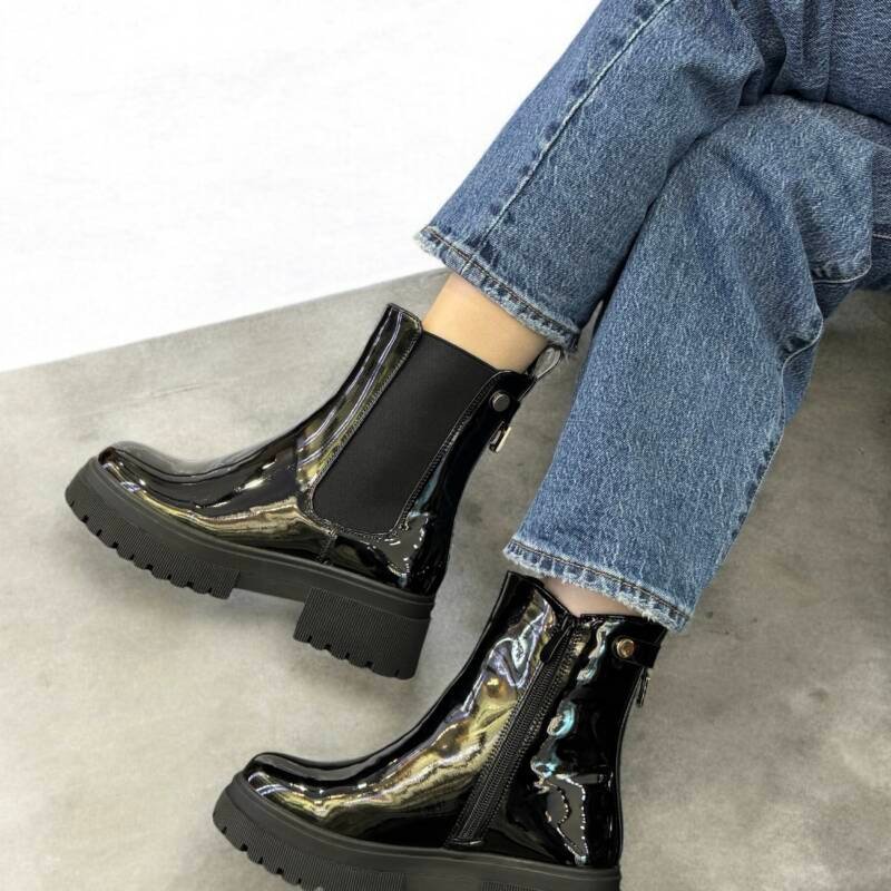 Bottines Glossy Power