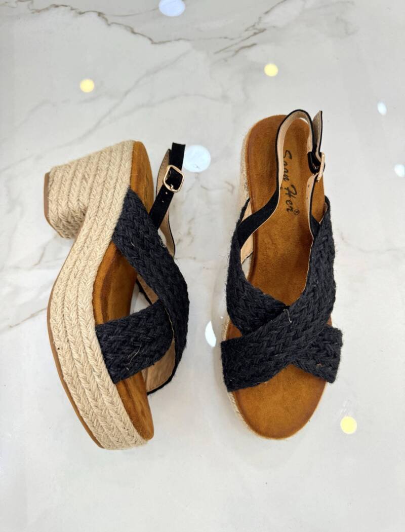 Summer Straw Heel