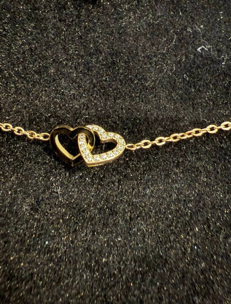 Bracelet Double Hearts